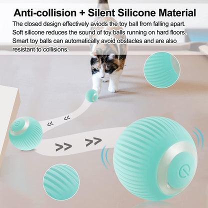 Smart Cat Toy: Self-Moving Kitten Toy For Indoor Cats