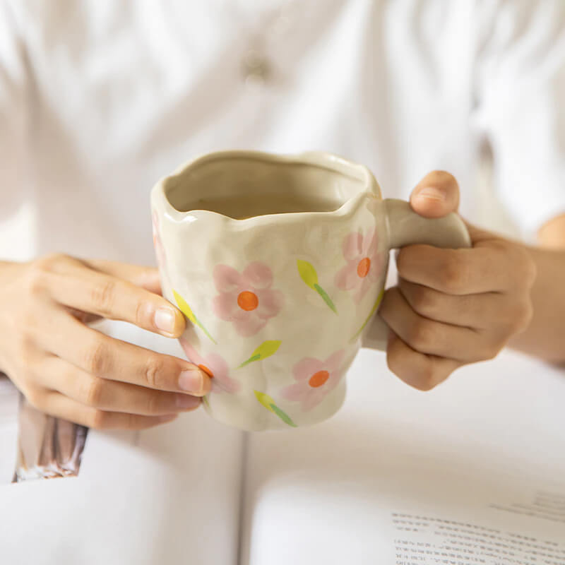 FLORA VINTAGE CERAMIC MUGS