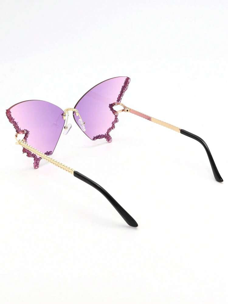 Luxury Diamond Butterfly Sunglasses for Women