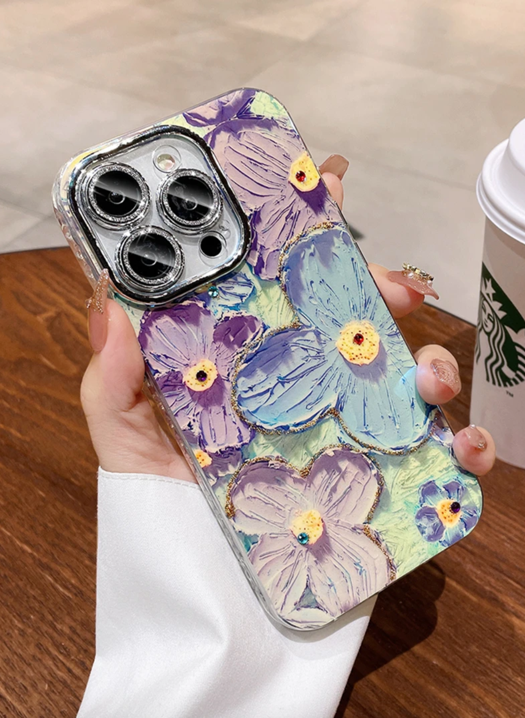 Luxury ~ Oil Painting Flower iPhone Case