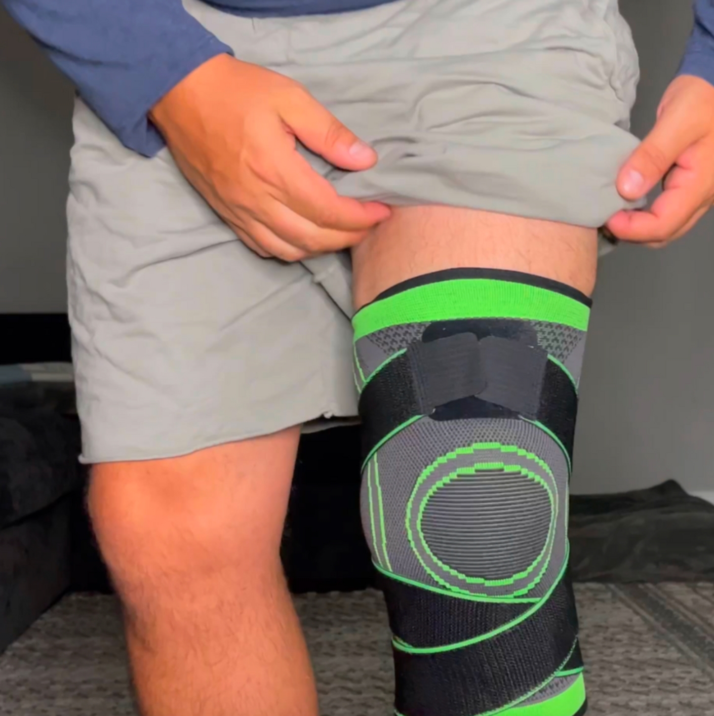 Compression Knee Sleeve Helps Banish Stubborn  Joint Pain Naturally!