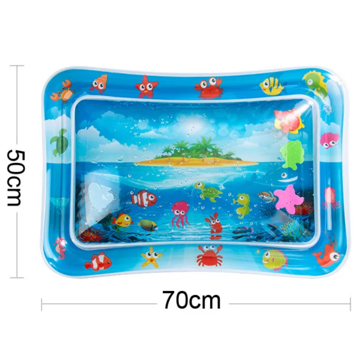 Tummy Time Water Play Mat: Early Education Developing Activity Toys