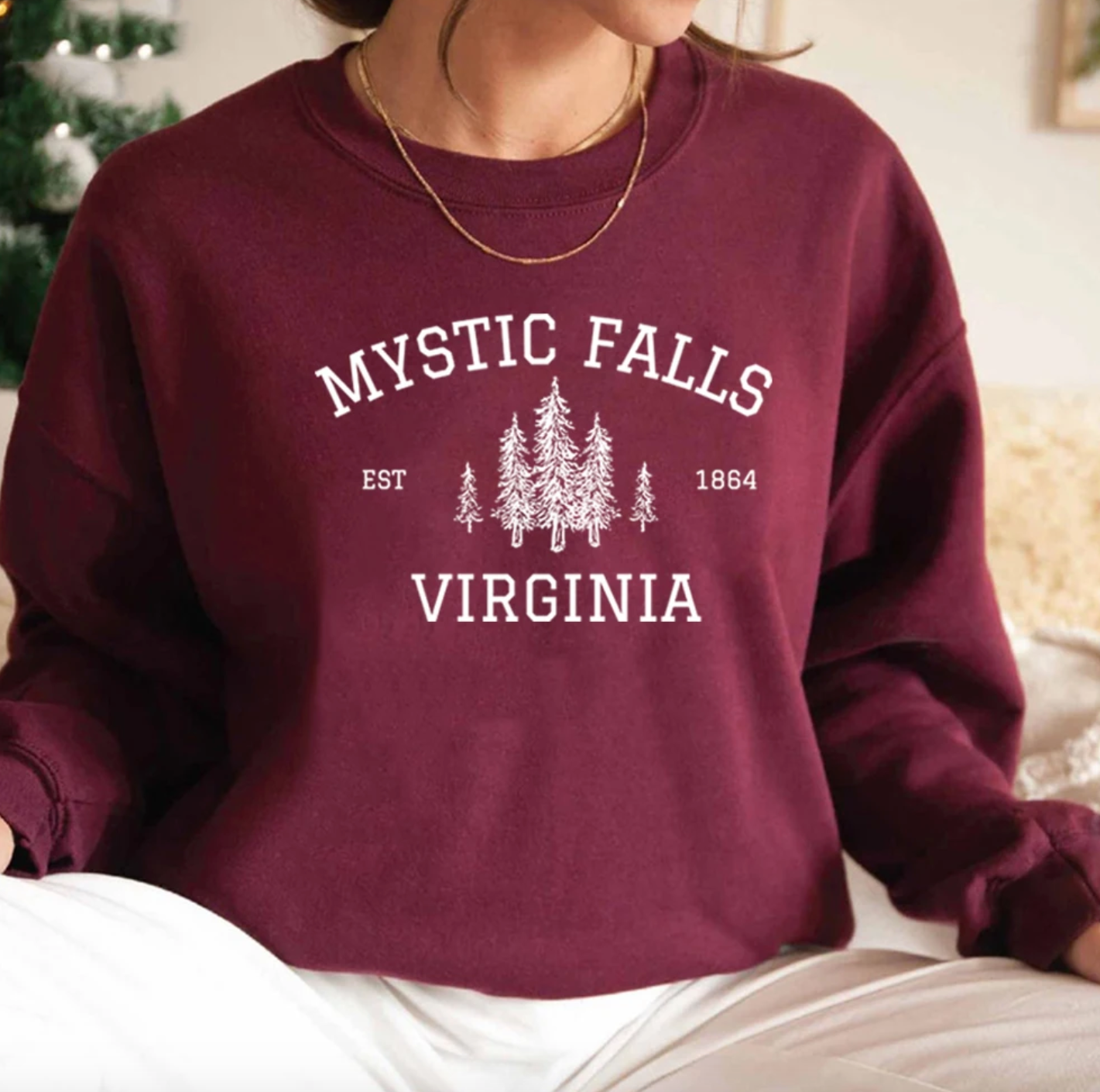 Mystic Falls Virginia Sweatshirt