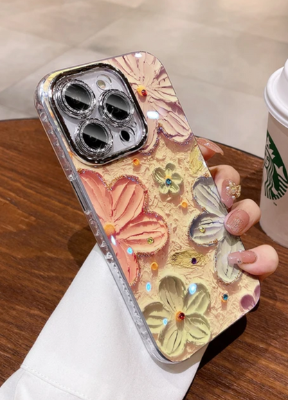 Luxury ~ Oil Painting Flower iPhone Case