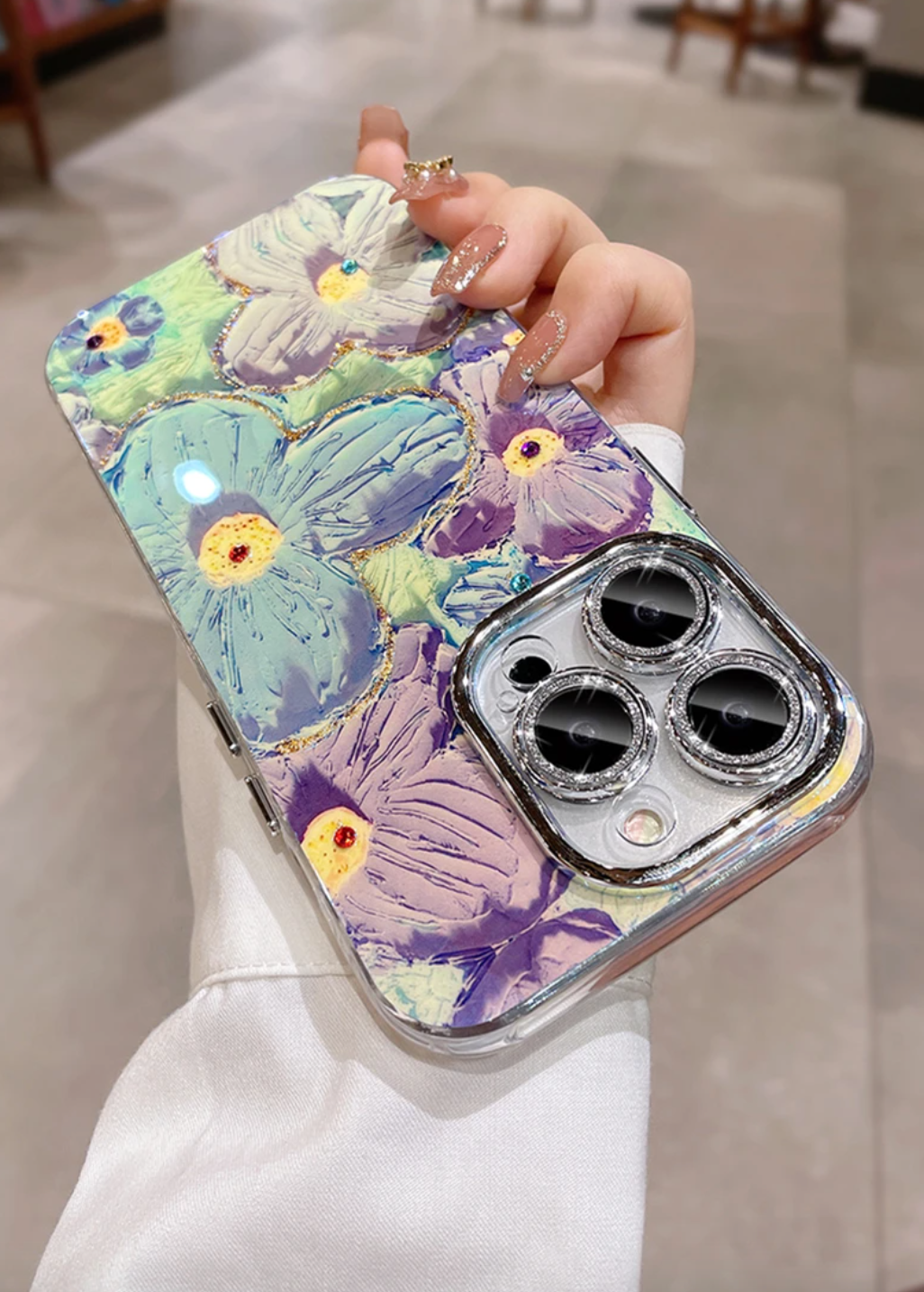 Luxury ~ Oil Painting Flower iPhone Case