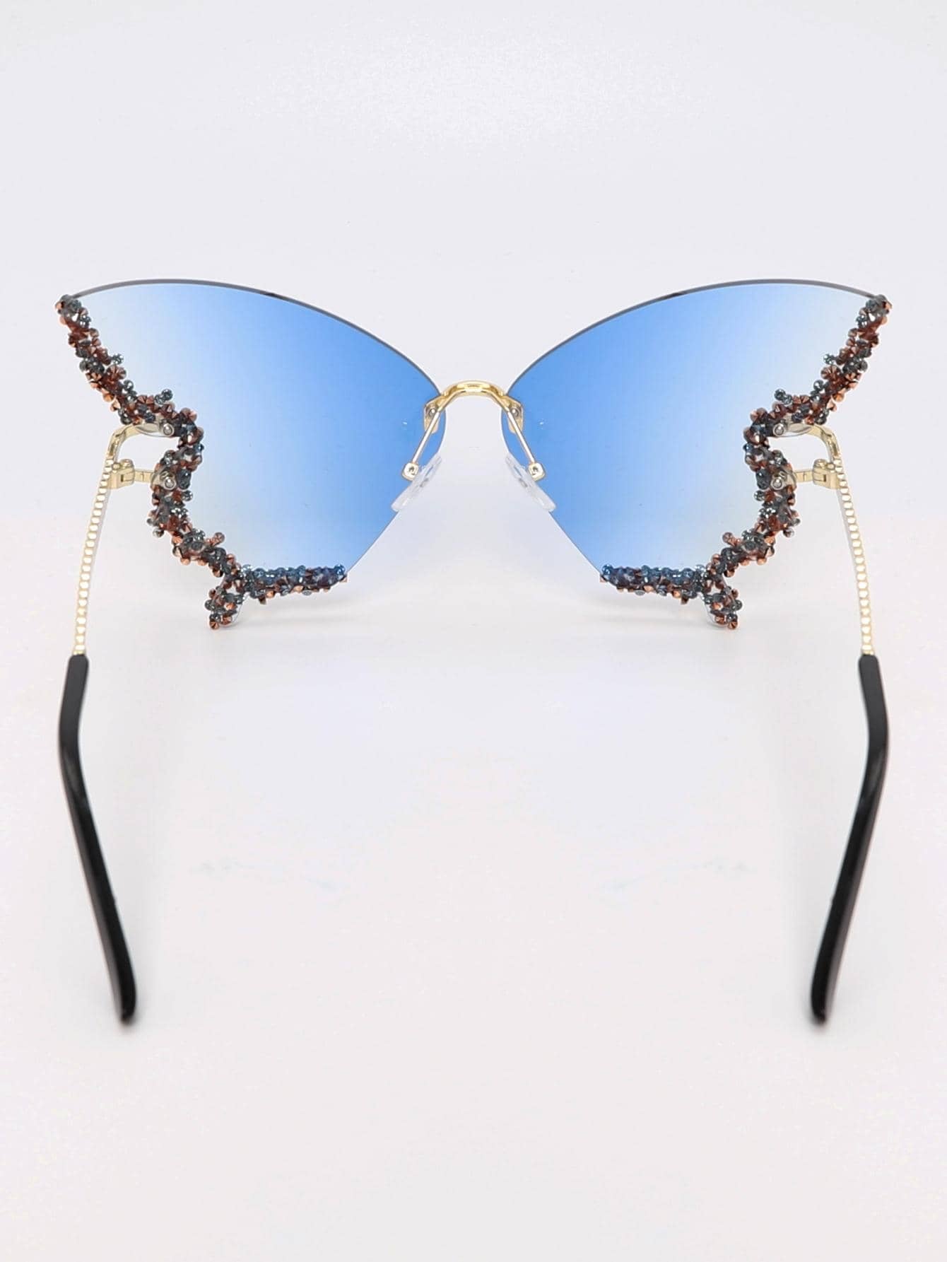 Luxury Diamond Butterfly Sunglasses for Women